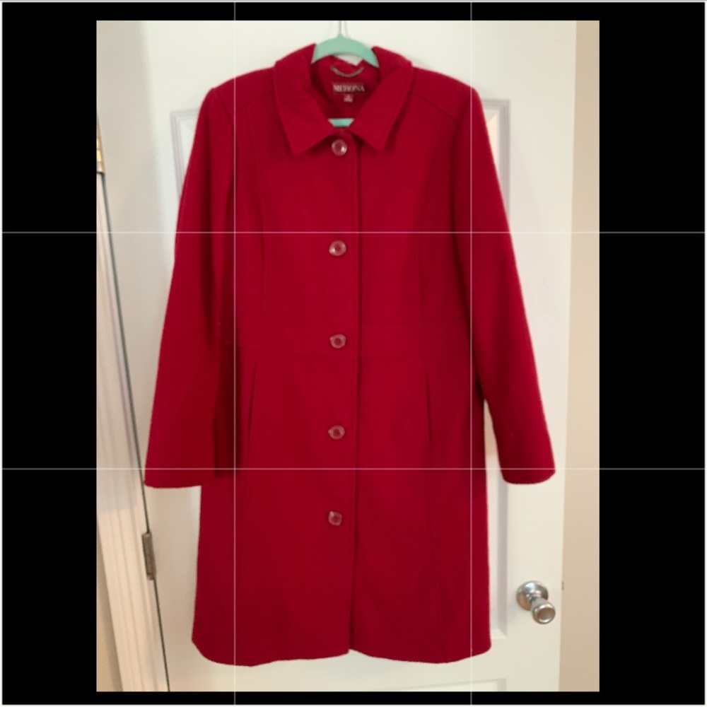 Red Merona jacket.